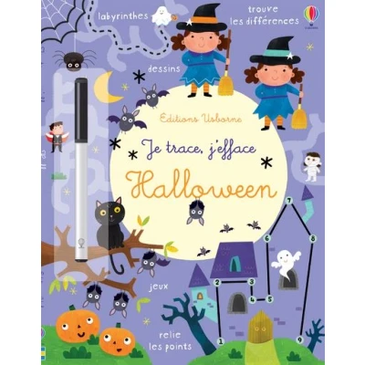 Image de Halloween Je trace, j&#039;efface Dès 3 ans