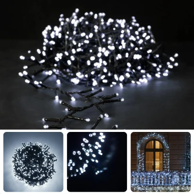 Afbeelding van Cheqo® LED Kerstverlichting Kerstboomverlichting Kerstlampjes 180 LED&#039;s 13.5 Meter Waterdicht Binnen en Buiten