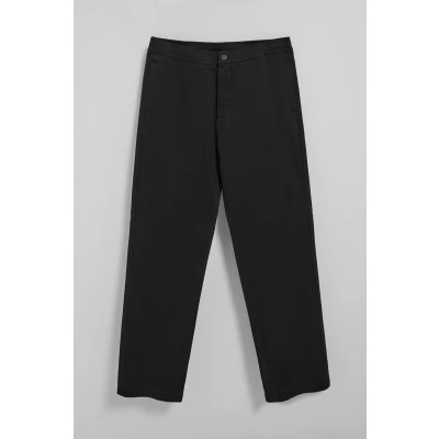 Afbeelding van Polo Club Heren Zwarte Broek ‘Trent’ Met Elastische Band En Details 40