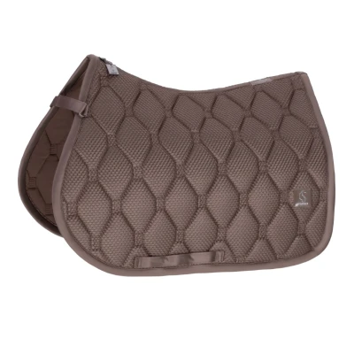 Image de Eskadron Tapis de Selle Classic Sports Mesh Polyvalent Smoke Taupe Full