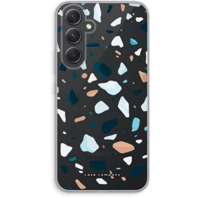 Afbeelding van Case Company® hoesje geschikt voor Samsung Galaxy A54 Terrazzo N13 Soft Cover Telefoonhoesje Bescherming aan alle Kanten en Schermrand