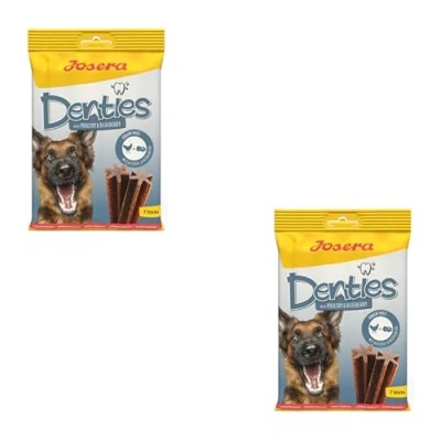 Afbeelding van 2x180g Josera Denties met Gevogelte &amp; Bosbes Hondensnacks