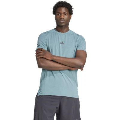 Afbeelding van adidas Performance TEE Sport Tshirt, Heren, Maat: Large, Preloved teal