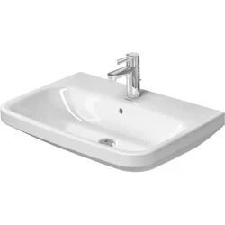 Afbeelding van Duravit Durastyle wastafel 65x44cm 1 kraangat met overloop wit