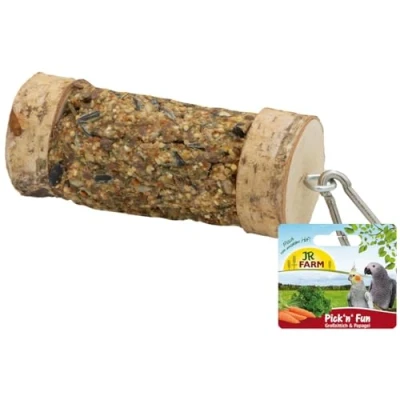 Afbeelding van JR Farm Pick’n’Fun grote parkiet &amp; papegaai 185 gram