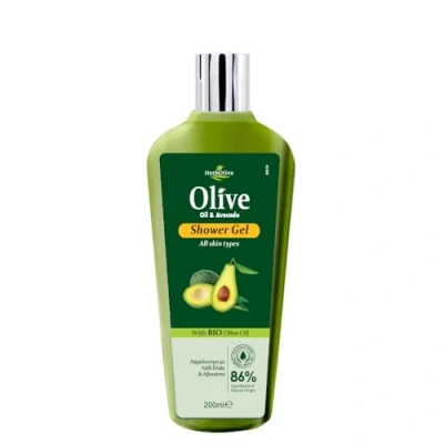 Afbeelding van Herbolive Douche Gel Olijfolie &amp; Avocado 200ml