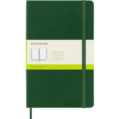 Image de Carnet à feuilles blanches Moleskine Clasic Couverture Rigide Vert