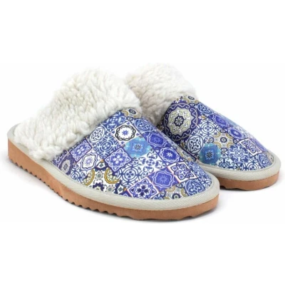 Afbeelding van GOBY Pattern Clogs Slippers Hoge kwaliteit Handmade Maat 38