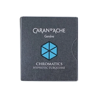 Afbeelding van Caran d&#039;Ache Vulpenvullingen Hypnotic Turquoise Gratis graveren