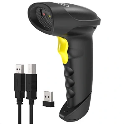 Afbeelding van Inateck Barcode Scanner 2D Bluetooth, draadloze QR codescanner, afbeelding met 2000 mAh batterij, 1 lading 30 dagen durende bediening, BCST 50