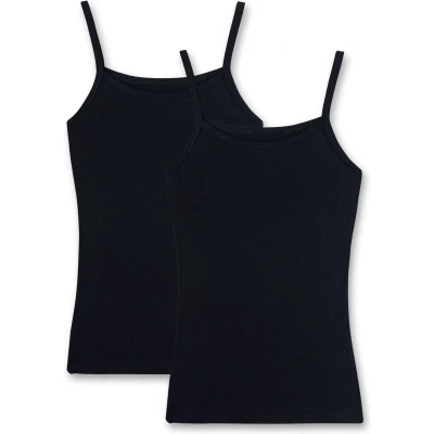 Afbeelding van Sanetta 2 PACK Hemd voor kinderen, Maat: 164, Super black