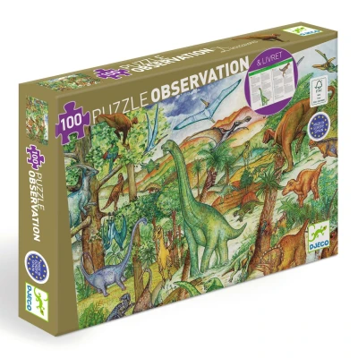 Afbeelding van Djeco puzzel observation dinosaurussen (100st)