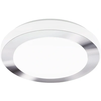 Afbeelding van EGLO Batholino Led Carpi Wand/Plafondlamp 1 Lichts Ø38.5 cm Wit, Chroom Wit
