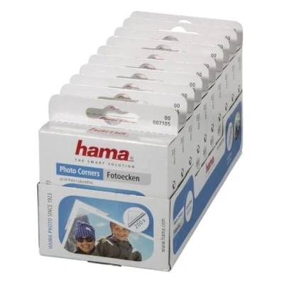 Image de Hama Présentoir de Distributeur pastilles adhésives (200 coins photos, diamètre 10 mm, PP anti statique) Transparent