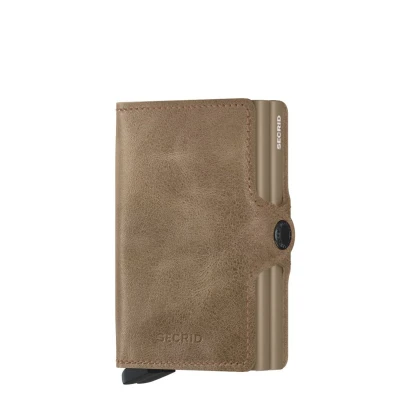 Afbeelding van Secrid Twinwallet Vintage taupe Dames portemonnee