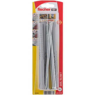 Afbeelding van Fischer 536194 Kozijnplug nylon met schroef verzinkt 10 x 160mm