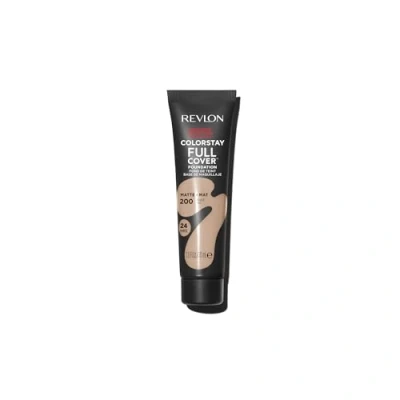 Image de Revlon ColorStay Full Cover Fond de Teint Couvrant Imperfections Maquillage Couvrance optimale et fini mat Résite à Toutes Épreuves Effet Seconde Peau 30ml N200 Nude