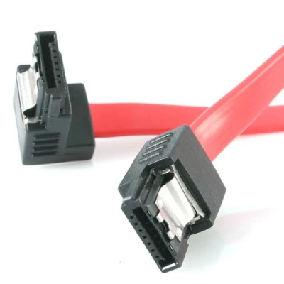 Afbeelding van StarTech.com LSATA18RA1 SATA kabel 0,457 m 7 pin Rood