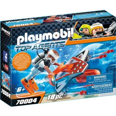 Image de Playmobil Top Agents 70004 Propulseur Sous Marin Spy Team