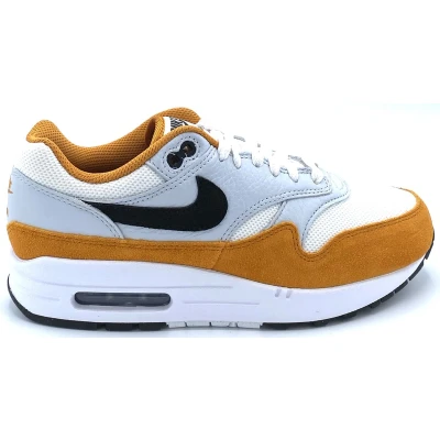 Afbeelding van Nike Sportswear AIR MAX 1 Sneakers laag, Heren, Maat: 39, White/black/monarch Leer en textiel