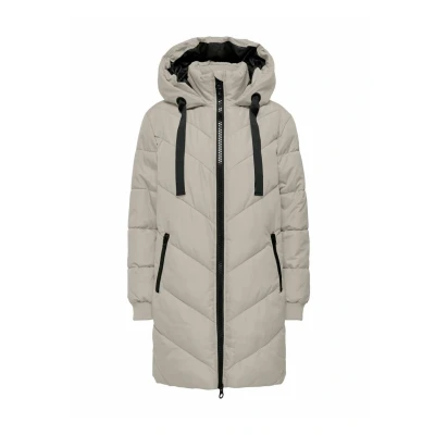 Afbeelding van JDY Skylar Padded HOOD OTW NOOS Winterjas, Dames, Maat: XS, Chateau gray