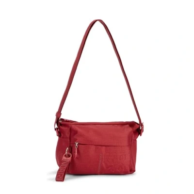 Afbeelding van MANDARINA DUCK schoudertas MD20 Small Zip Crossover Cherry Tomato rood