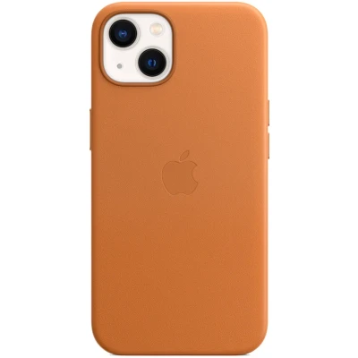 Afbeelding van Apple origineel Leather MagSafe Case iPhone 13 Golden Brown MM103ZM/A