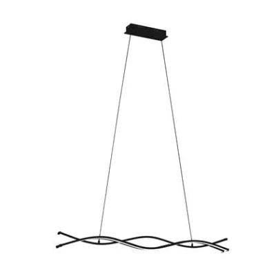 Afbeelding van Eglo Hanglamp Lasana 3 Zwart