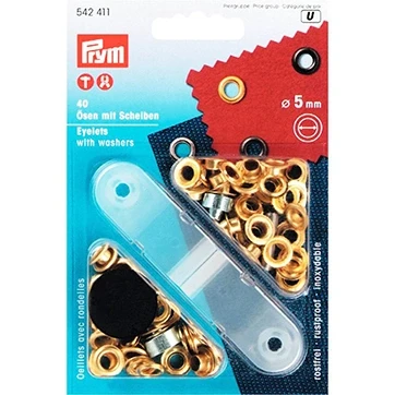 Afbeelding van Prym Nestelringen 5mm Goud