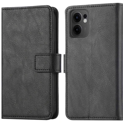 Afbeelding van imoshion Hoesje Geschikt voor Oppo Reno 13 Luxe Bookcase Zwart