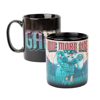 Afbeelding van Grupo Erik Thermoreactieve mok XL Zombie 520 ml keramische Koffie &amp; Thee Mok, Cadeau idee Geek, Verjaardag of Kerstmis
