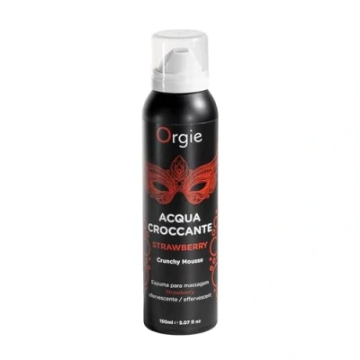 Afbeelding van Orgie Acqua Croccante Crunchy Mousse Aardbei 150 ml