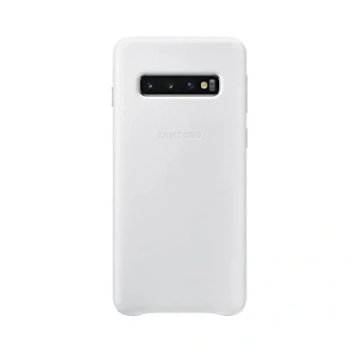 Image de Samsung Galaxy S10 Cover Cuire Blanc