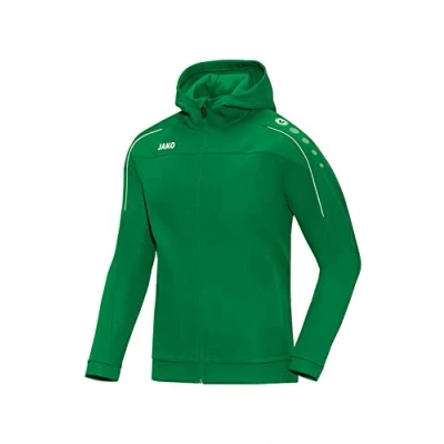Afbeelding van Jas met kap Classico Sportgroen / 42