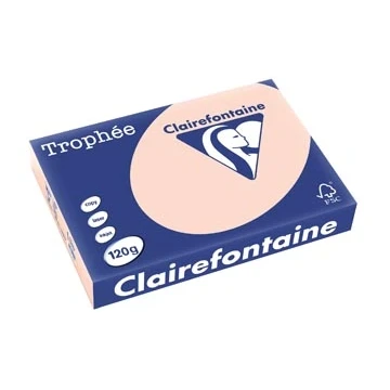 Afbeelding van Clairefontaine Trophée Pastel, gekleurd papier, A4, 120 g, 250 vel, zalm