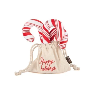 Afbeelding van P.L.A.Y. Hondenspeelgoed Holiday Classic Candy Canes