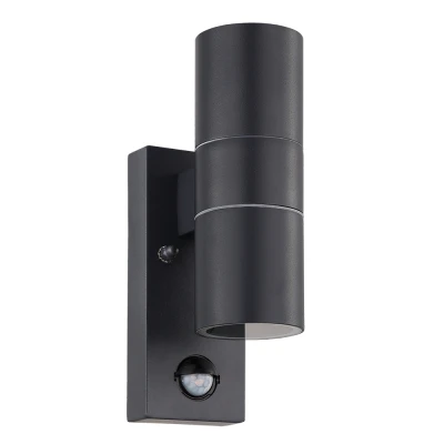 Afbeelding van EGLO Riga 5 Wandlamp Buiten GU10 21,5 cm Sensor Antraciet
