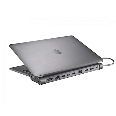 Afbeelding van XtremeMac Docking Hub Station 11 Poorten Grijs