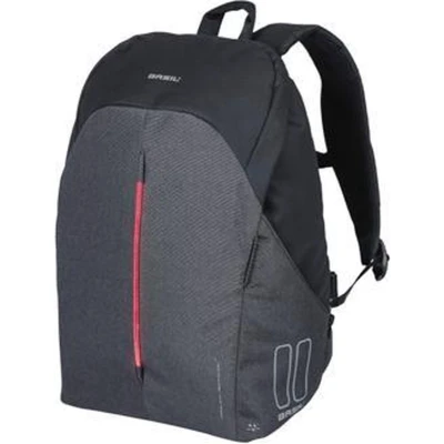 Afbeelding van Basil B Safe Commuter Fietsrugzak Nordlicht Voor 13inch Laptop Zwart 13 Liter