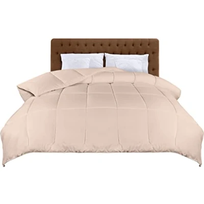 Afbeelding van Dekbed 200 x cm, zomerdekbed GSM vulling, microvezeldekbed (beige)