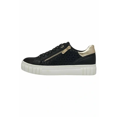 Afbeelding van Marco Tozzi Sneakers laag, Dames, Maat: 37, Black comb Kunststof
