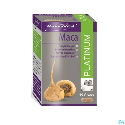 Image de Maca Platinum capsules biologiques 60 pcs. Pit &amp;