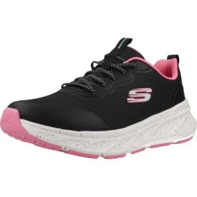 Afbeelding van Skechers Edgeride Damessneakers, zwart.