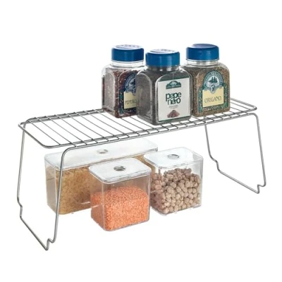 Afbeelding van Planken Metaltex Metaal 45 x 19 18 cm Wit