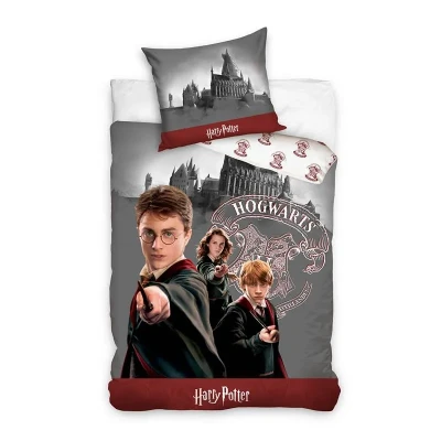 Afbeelding van Harry Potter Dekbedovertrek Zweinstein 140 x 200 cm 60 63