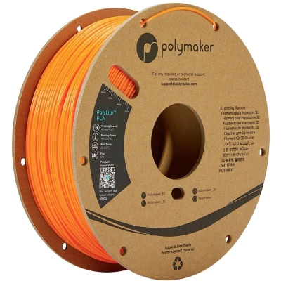 Afbeelding van Polymaker PA02023 PolyLite Filament PLA kunststof 2.85 mm 1000 g Oranje 1 stuk(s)