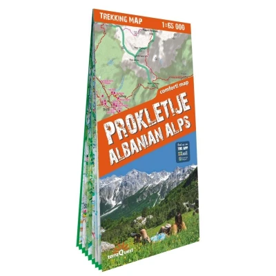 Image de Prokletije Alpes Albanaises 1/65 000 (carte grand format laminée trekking tQ) Albania