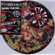 Afbeelding van Demented Are Go &amp; Deadbolt Split (7&quot; Vinyl Single) (Picture Disc)