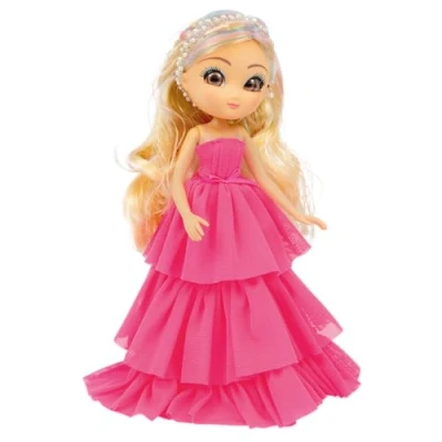 Afbeelding van Unique Eyes Gran Galà Rebecca in elegante jurk voor een gala avond, met hoofdband die armband jou verandert, meisjes vanaf 3 jaar, MYM16200, Giochi Preziosi