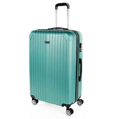 Afbeelding van ITACA Set van 3 uittrekbare koffers, 55/66/76 cm, ABS 4, harde wielen, robuust en licht. Slot geschikt voor Ryanair, middelgroot groot. T71500